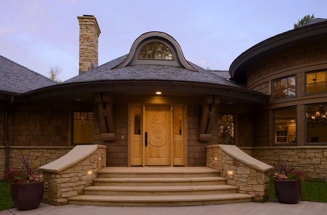 Front Entry eclettico-ingresso