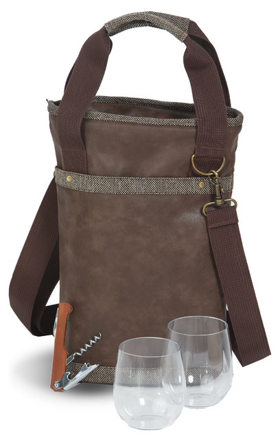 Omega Single Bottle Bag, Espresso