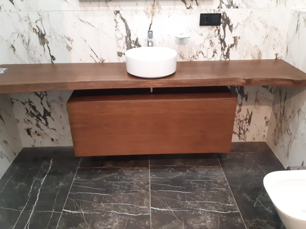 Столешница с тумбой в ванную