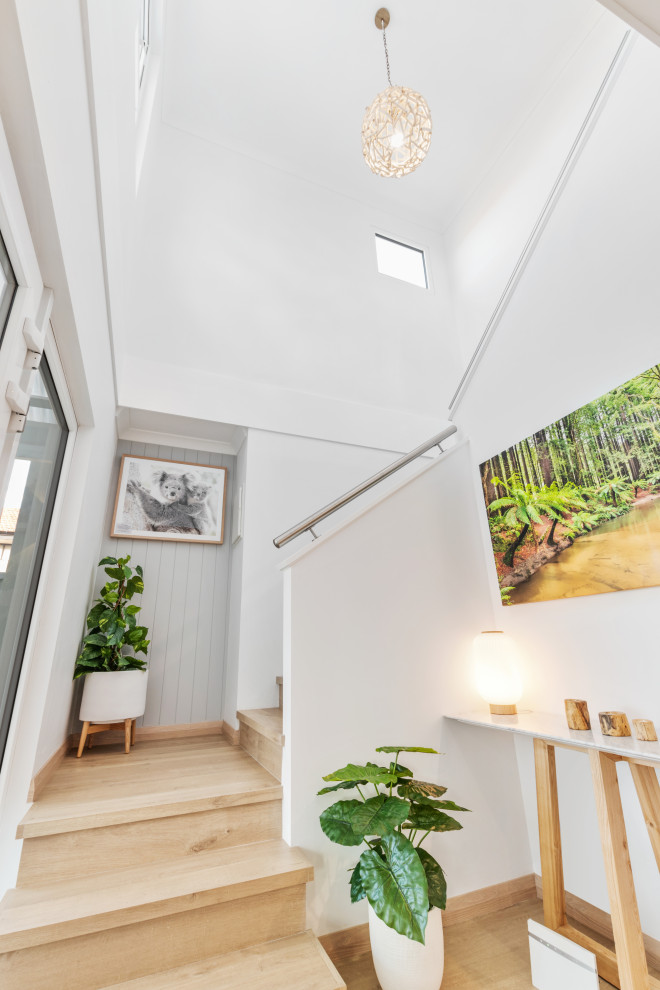 Contemporary staircase in Perth.