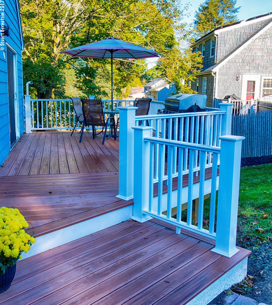 Mountain style deck photo in Boston