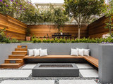 Modern Patio by JMJ Studios
