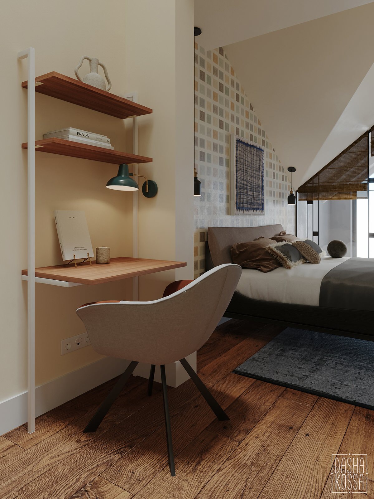 Двухуровневая квартира для загородной жизни в комфортных условиях