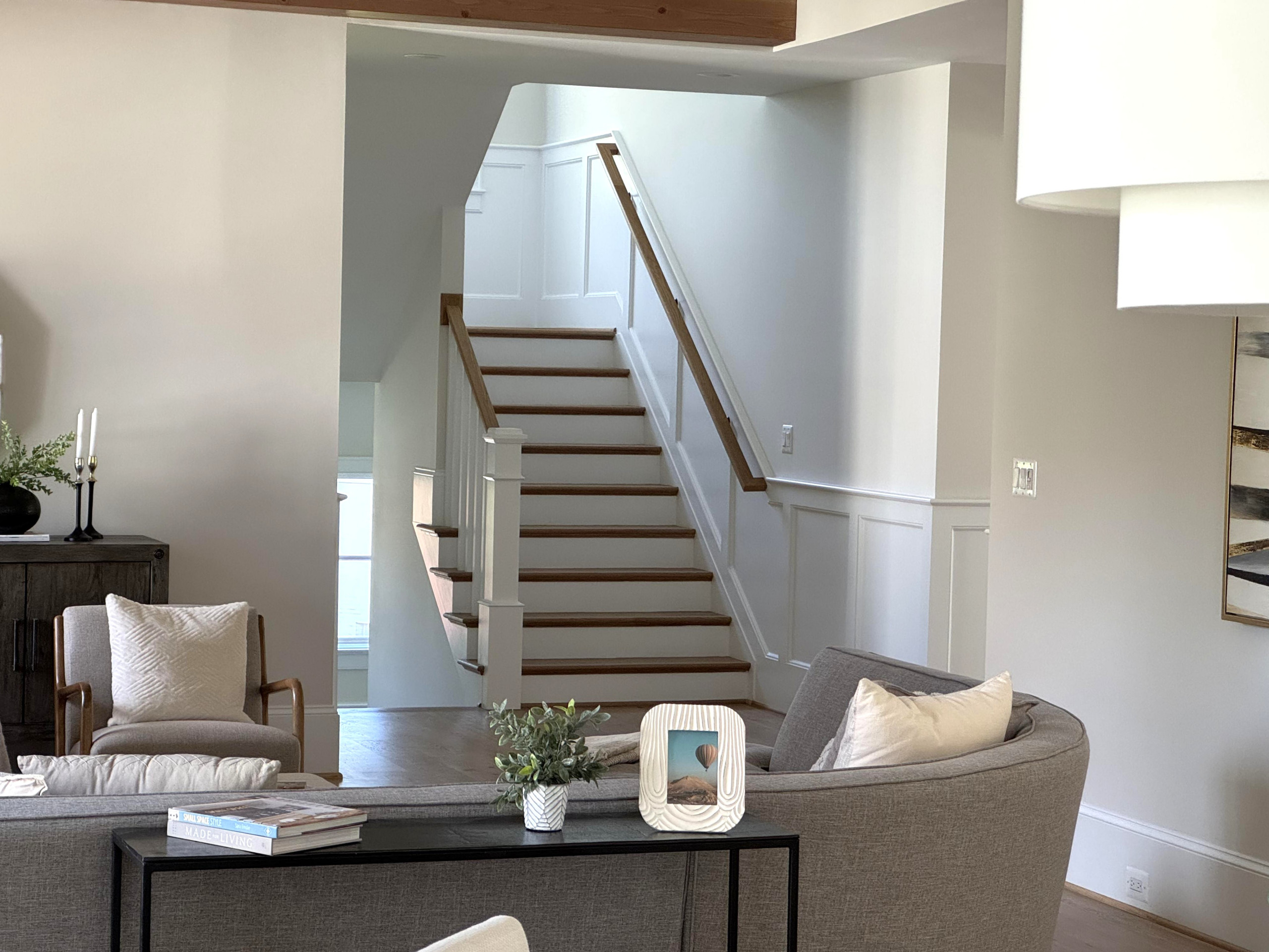 141_Timeless U Shaped Stair with Traditional Box Newels, Arlington, VA 22207