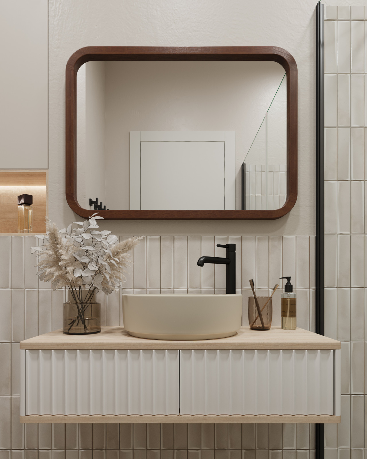 Фрагмент ванной с душевой