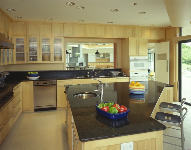 Chilmark Pond House contemporary-kitchen