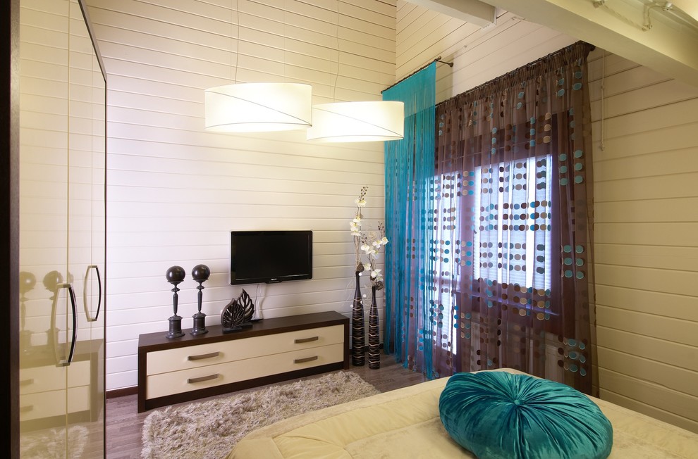 Дом из дерева в современном стиле