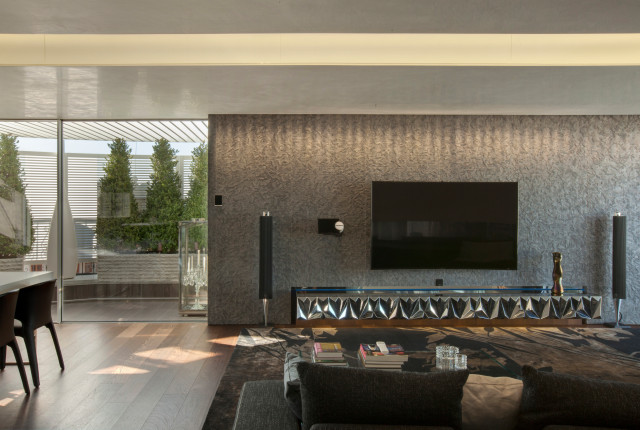 Attico D contemporary-living-room