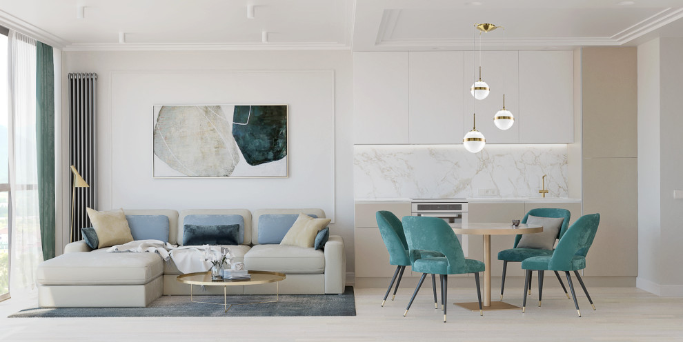 Кухня-гостиная 22,5 кв.м