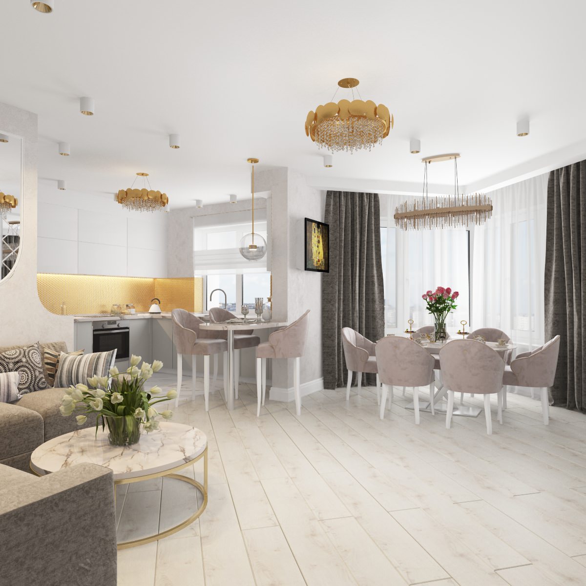 Дизайн-проект квартиры в ЖК «Культура»