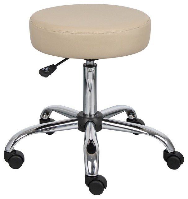 Boss Caressoft Medical Stool Contemporary Office Chairs By Boss Beige Caressoft Medical Stool