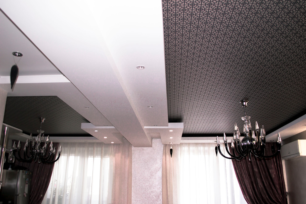 Контрастный дизайн интерьера квартиры