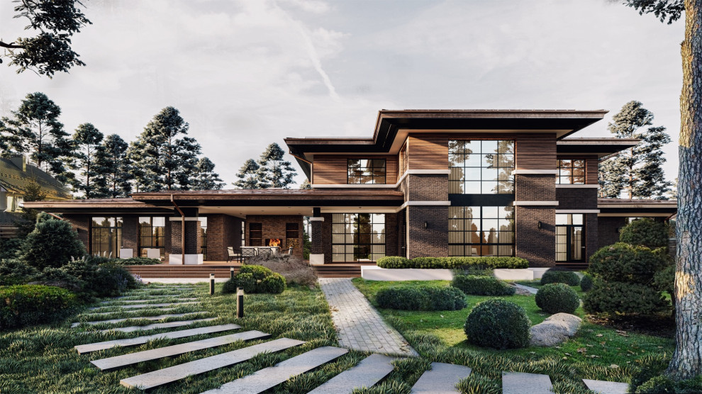 Дом в стиле Райта