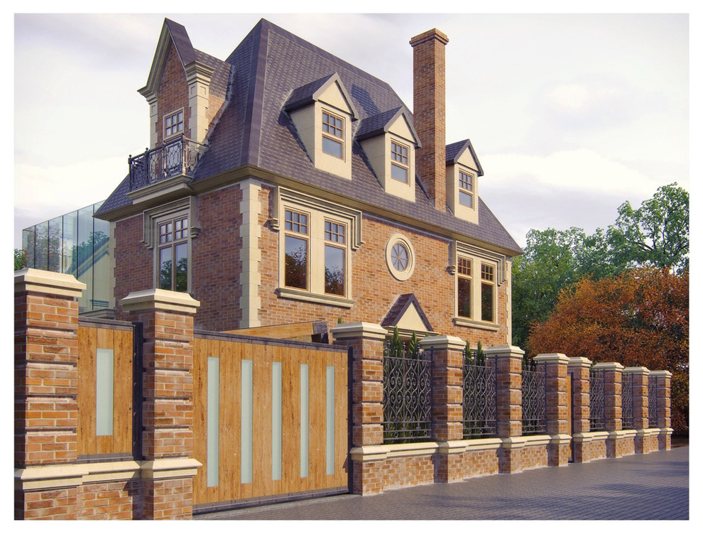 Реконструкция частного дома в Кранодаре в английском стиле с элементами эклекти