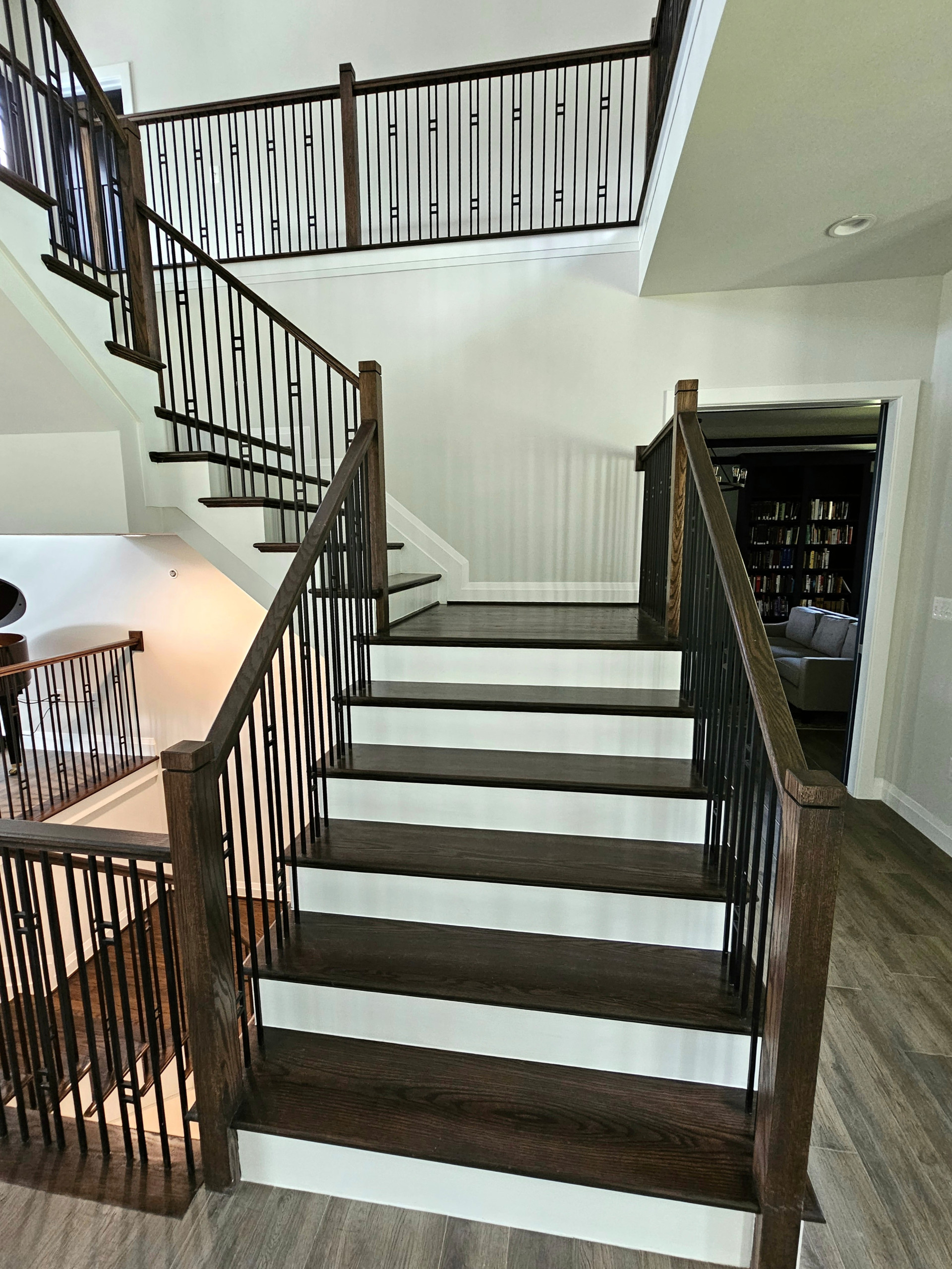 109_Impressive Floating Staircase in Countryside Retreat, Upper Marlboro, MD