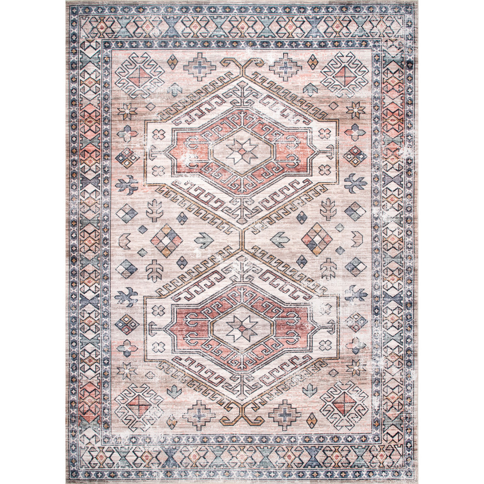 Nuloom Mae Machine Washable Tribal Motif Area Rug Southwestern Area Rugs By Nuloom Houzz