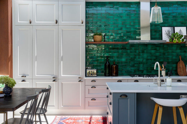 Edwardian Double Fronted House trendy-koekken