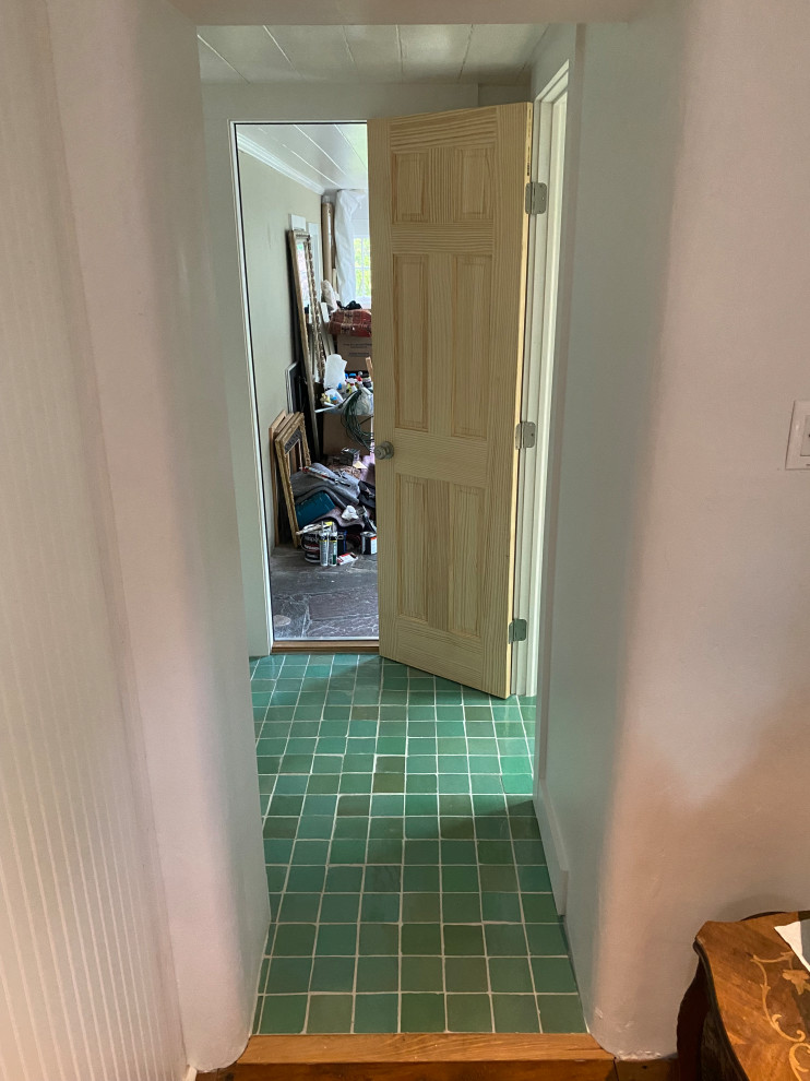 Custom Powder Room- Mud room conversion