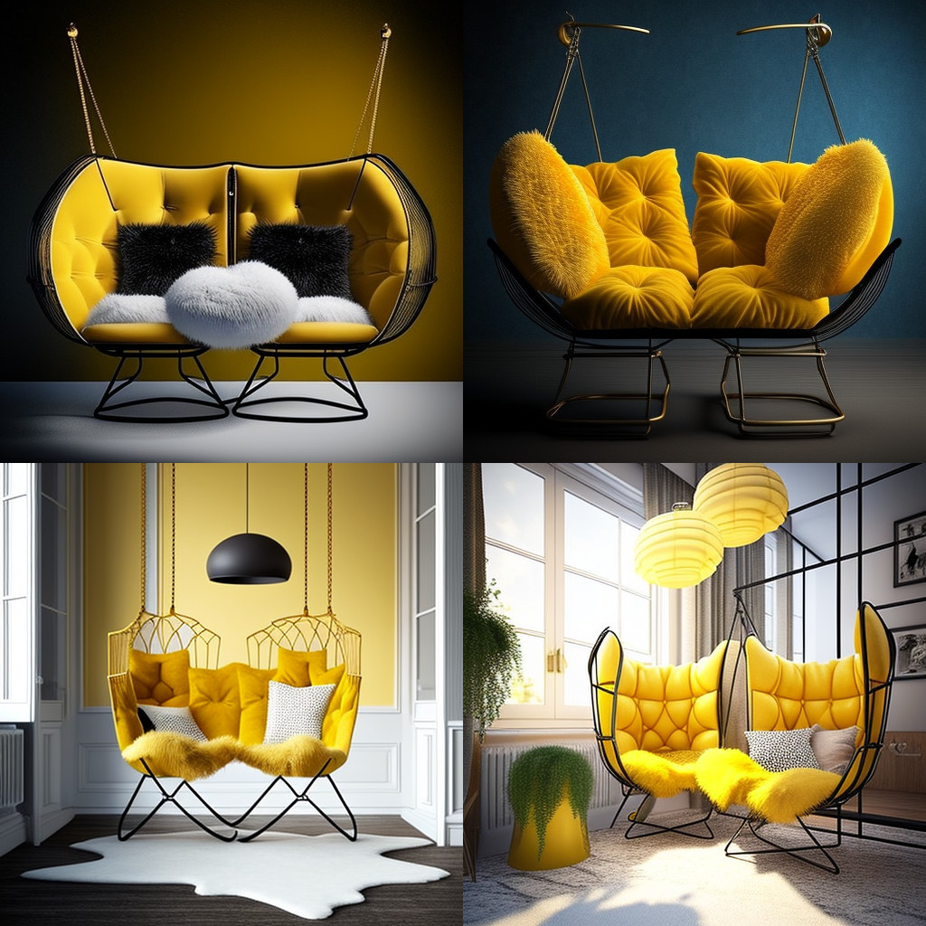 yellow chairs