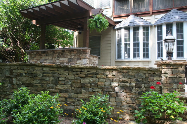 Atlanta Outdoor Kitchen and Patio traditional-garden