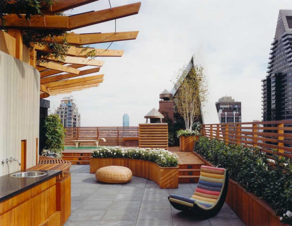 E 49th St, Midtown East, NYC - Modern - Deck - New York ...