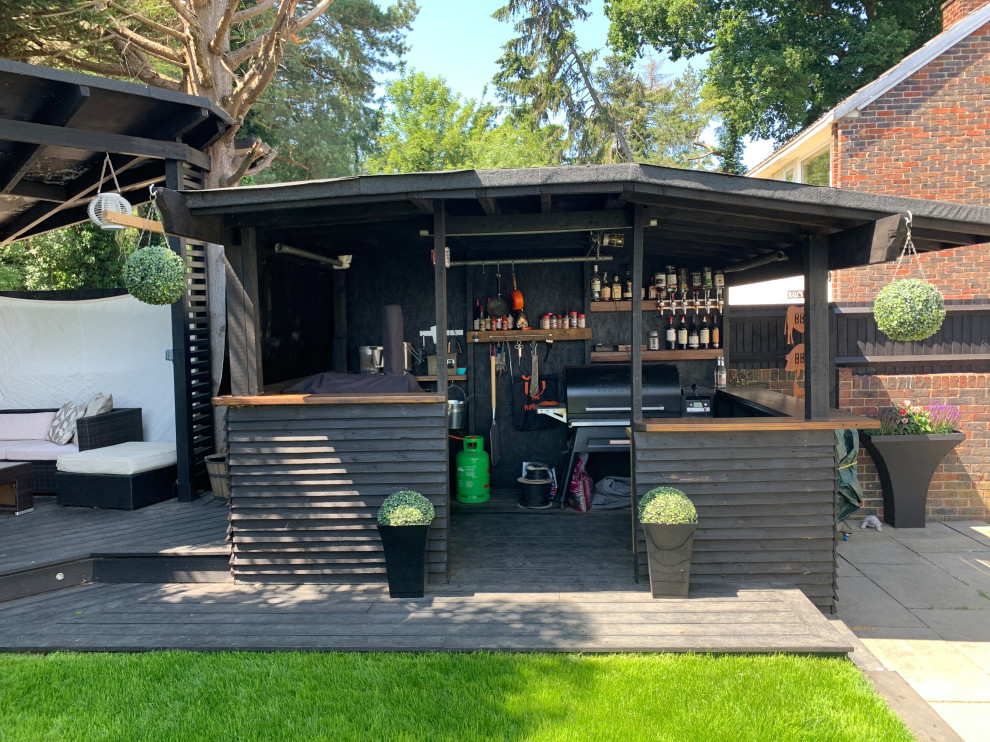 garden , bbq shack , seating area - Traditional - Shed - Essex - by ...