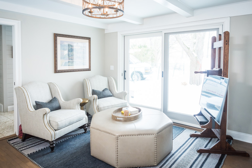 Home design - transitional home design idea in Cleveland