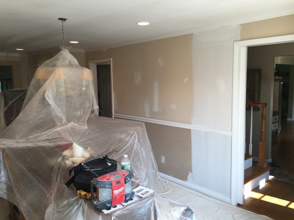 Fresh coat of Paint on Dining room walls