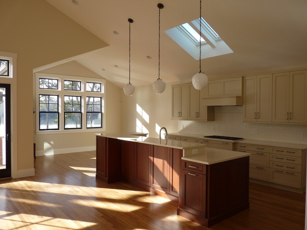Transitional kitchen photo in Boston