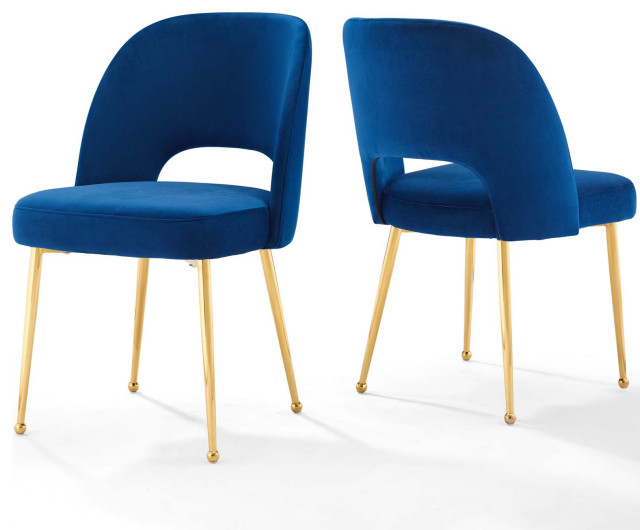 Rouse Dining Room Side Chair Set of 2 Midcentury Dining Chairs by