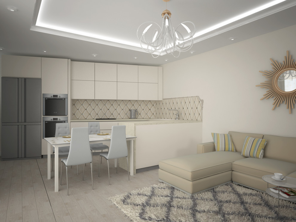 Дизайн интерьера кухни-студии