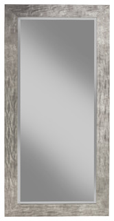Martin Svensson Home Hammered Metal Gray Full Length Leaner Mirror