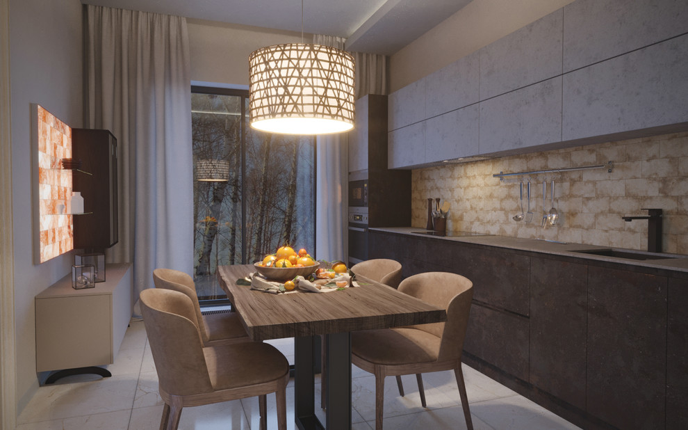 "Принцип гармоничных сочетаний" квартира 80 кв.м.