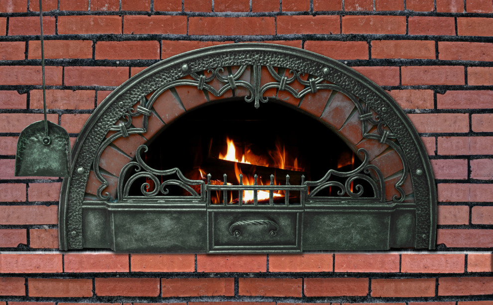 Оформление каминов художественной ковкой