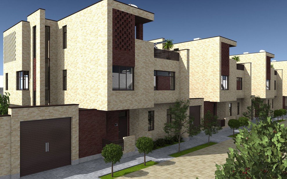 проект серии частных кирпичных домов