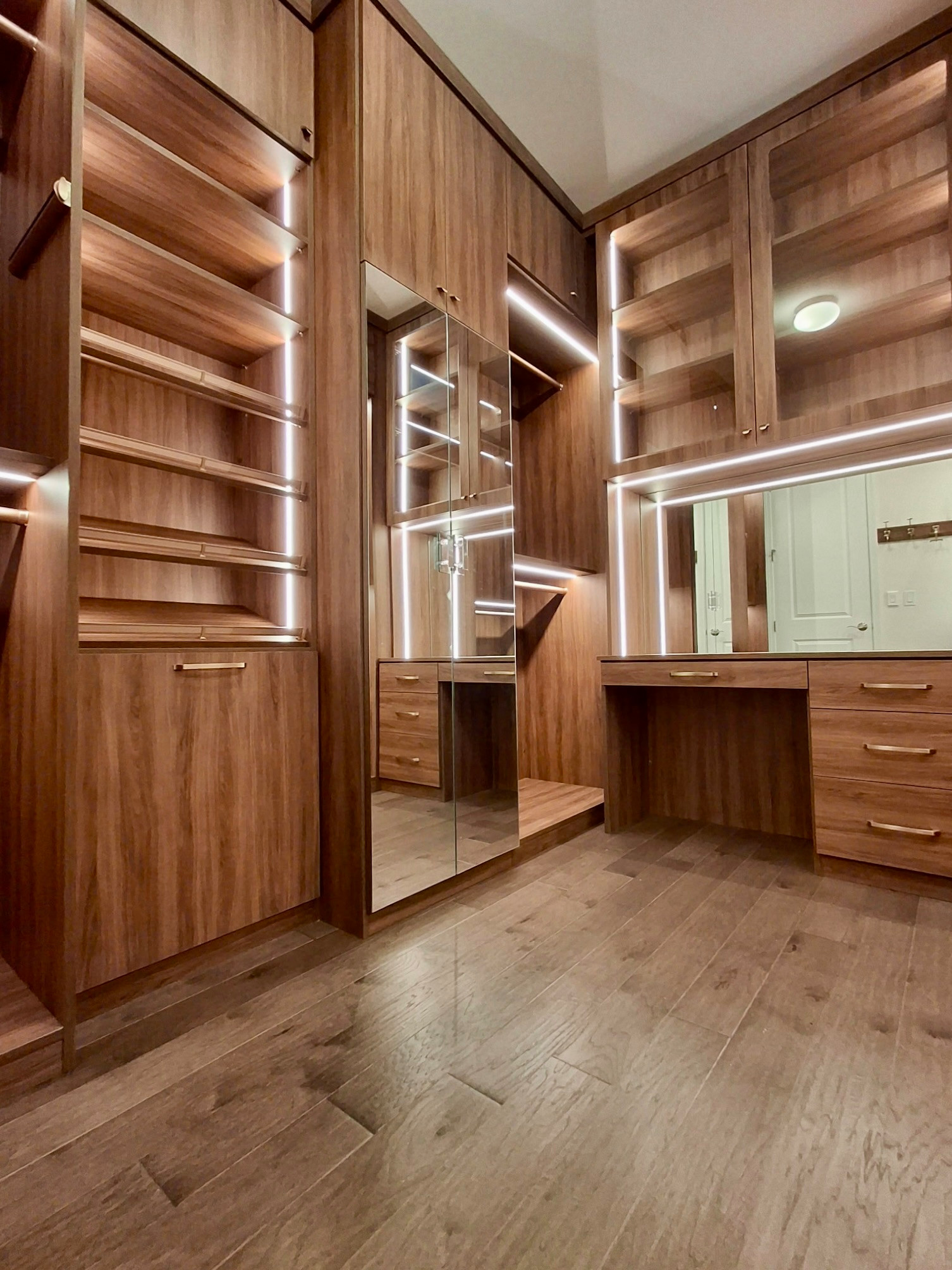 Fully Lighted Rogue Valley Pear Closet