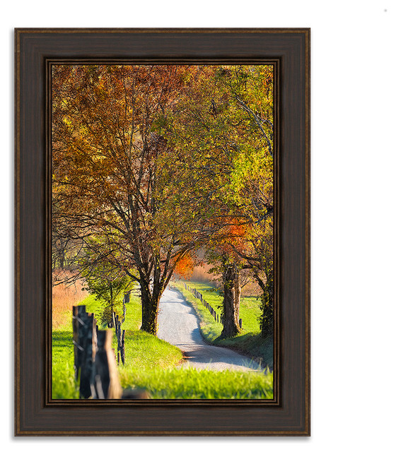 "Country Road I", Framed Photograph Print, Ready To Hang Traditional