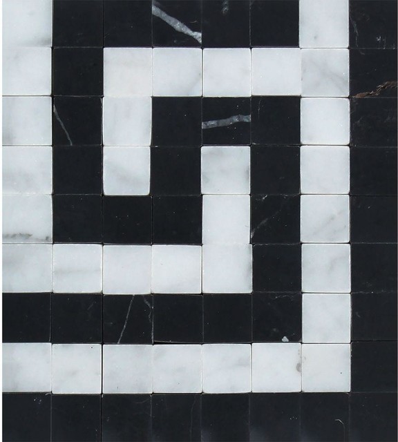 4 X4 Carrara Milano Polished Marble Key Corner 4 X4 Carrara Milano Polished Marble Key Corner Black Contemporary Accent Trim And Border Tile By Merakim