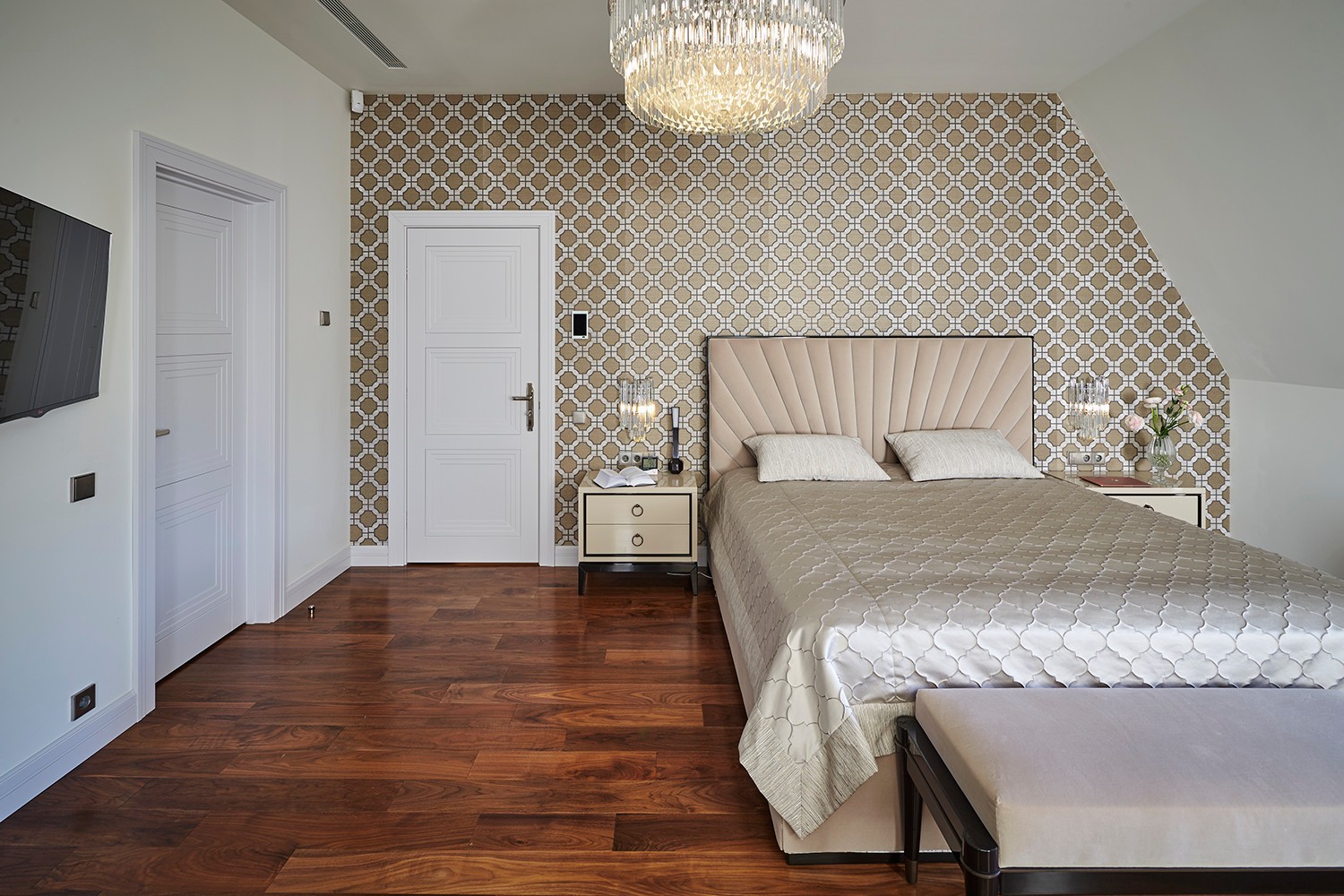 Интерьер спальни в американском стиле