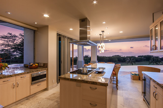 Wailea Golf Vistas contemporary-kitchen