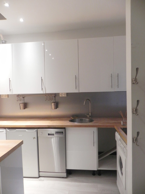 Duplex contemporary-kitchen