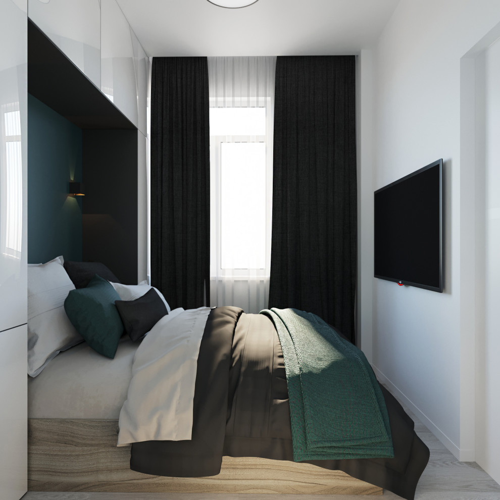 Дизайн проект квартиры 34 м2 в стиле "Минимализм"