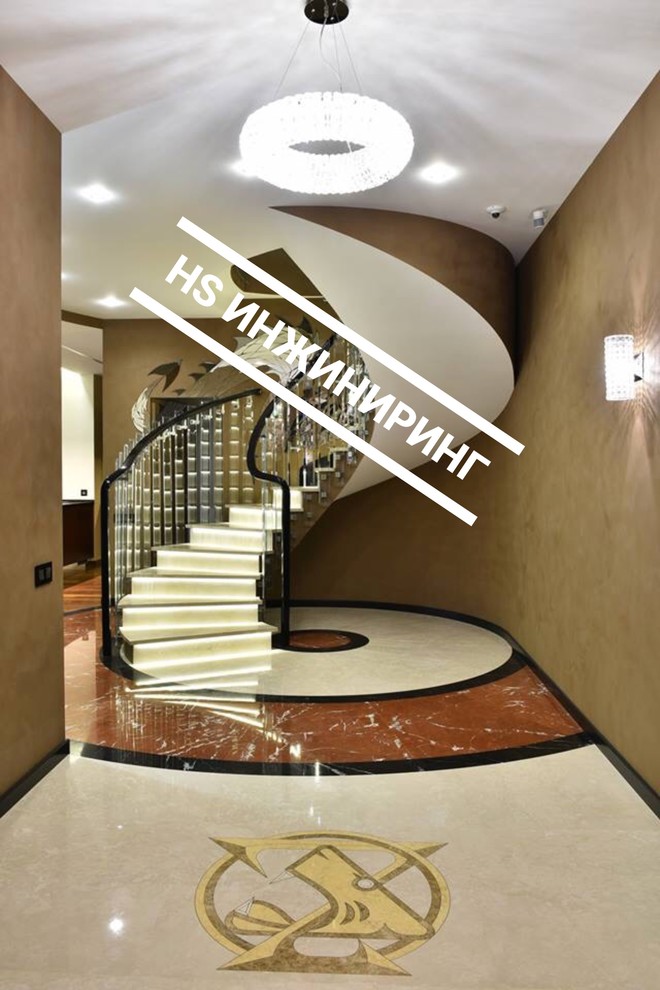 Лестница. . Наши Ограждения из стекла и перила.