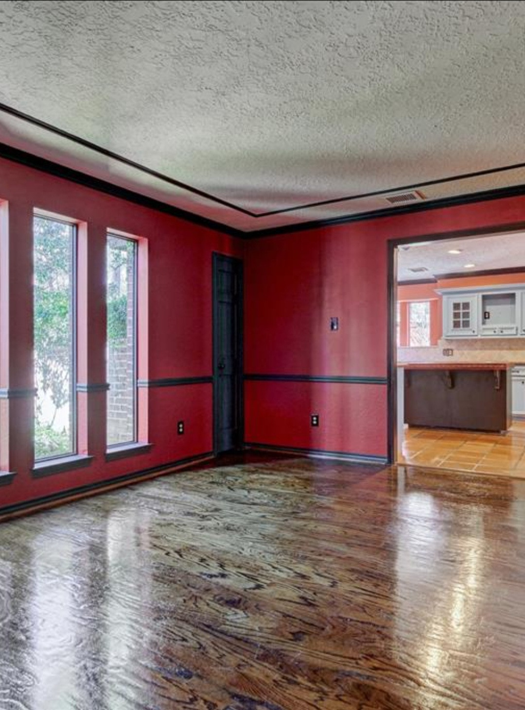 Colorful Woodlands Home