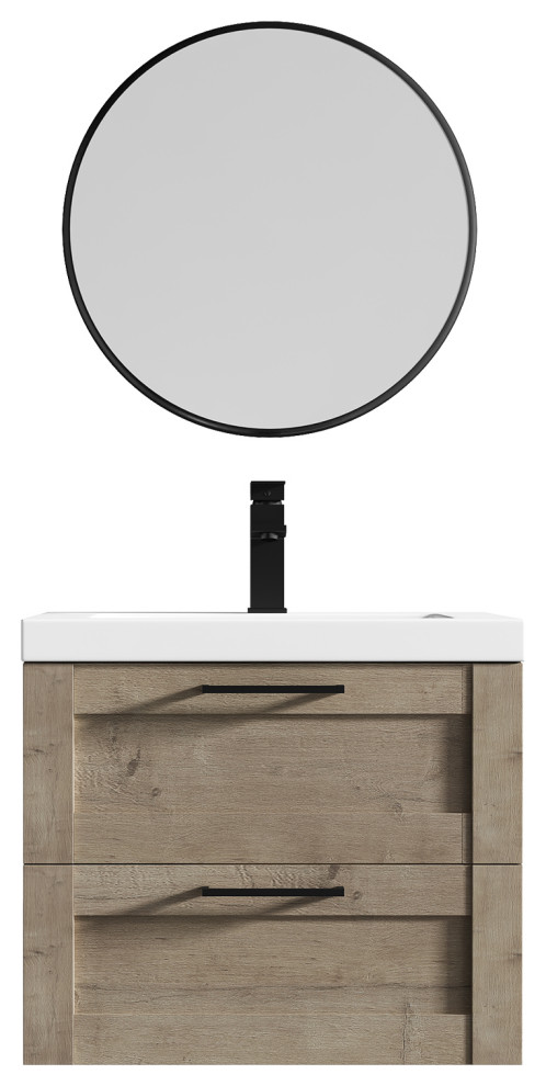The Cosmo Wall Mounted Modern Bathroom Vanity Vanities And Sink Consoles By Flairwood Decor Houzz The Cosmo Wall Mounted Modern Bathroom, 30 Inch Bathroom Vanity Menards In India