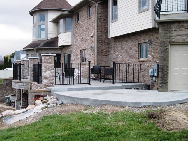 Custom Steel-Cement Raised Deck