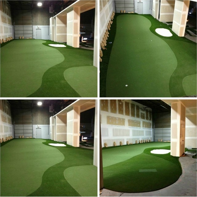 Golf Traditional Basement Vancouver by Synthetic Turf