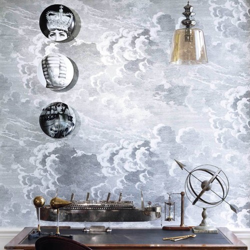 Cloud decor in a shabbier, chic-er context.