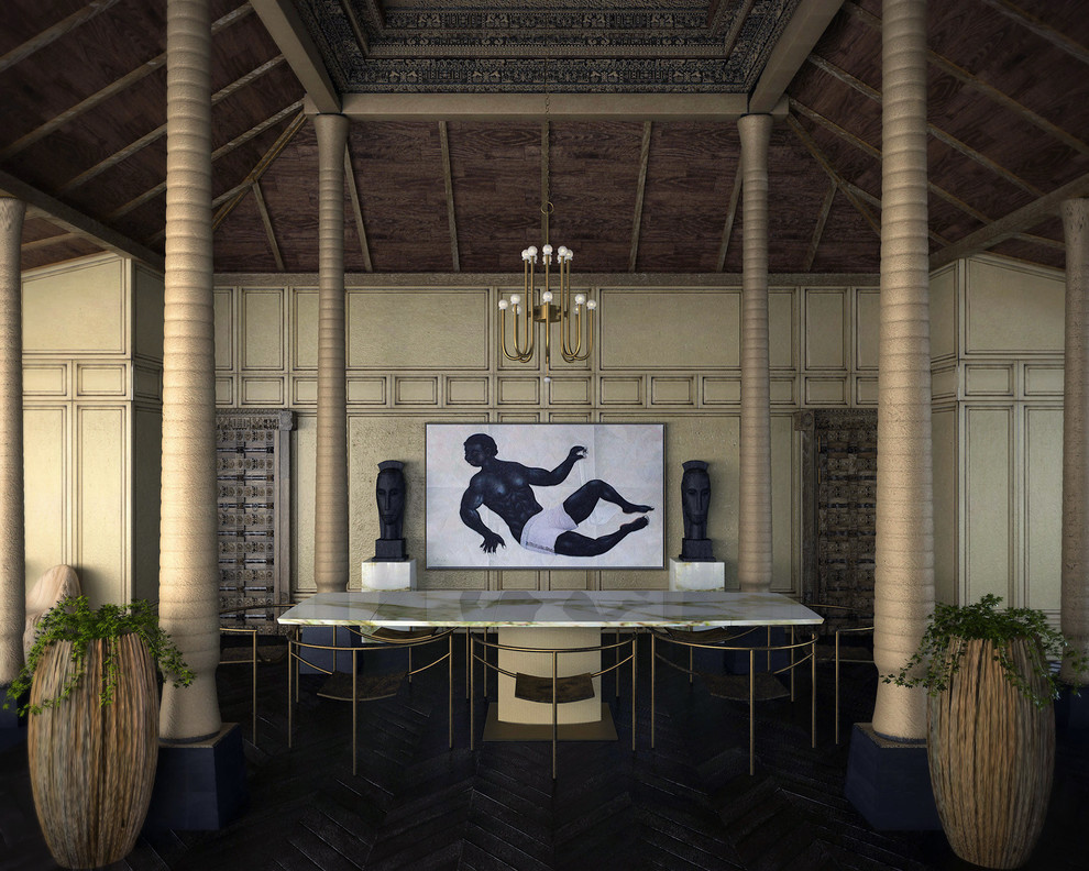 Концепция интерьера частного дома, остров Бали