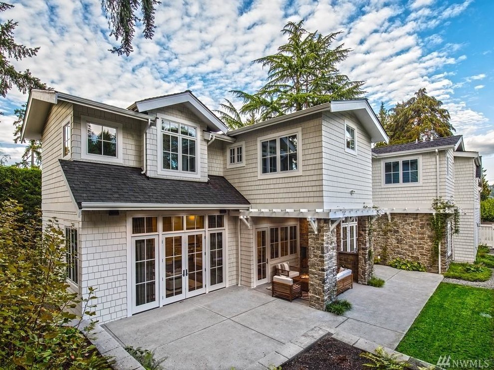 Trendy home design photo in Seattle